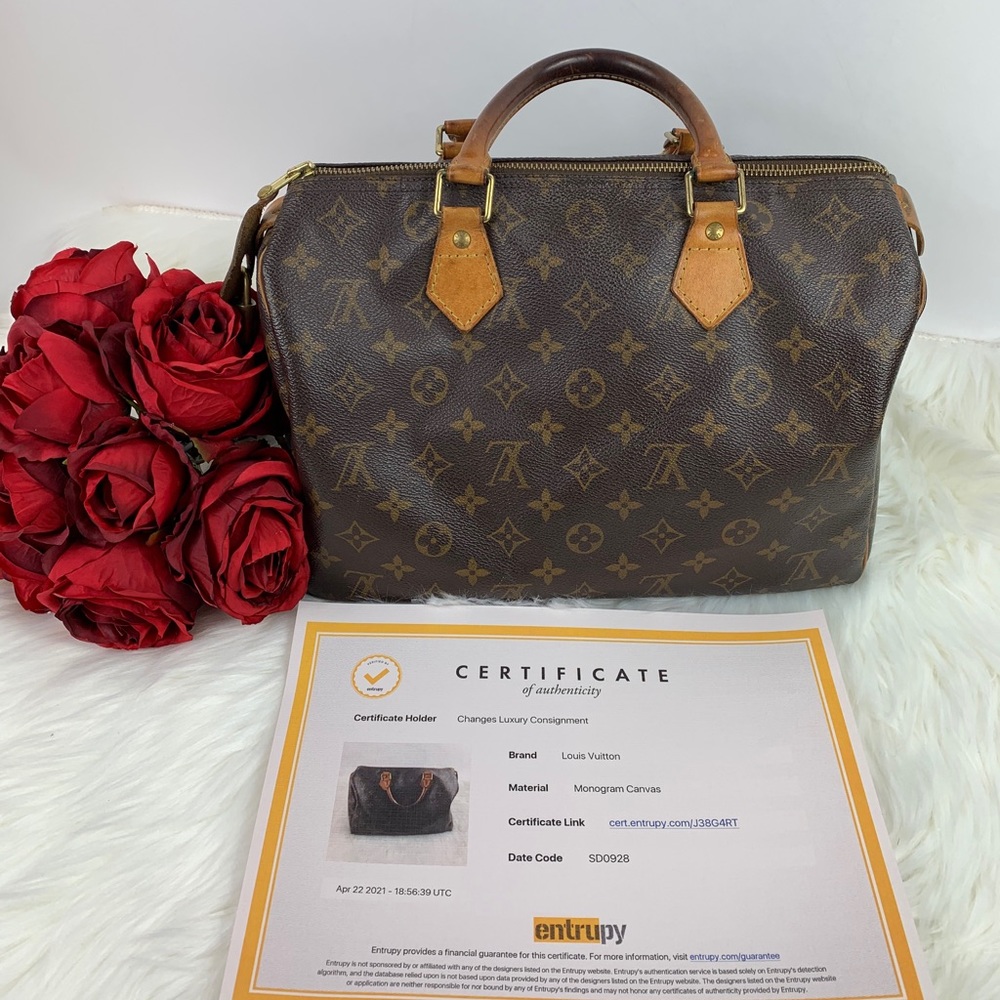 Louis Vuitton Speedy 30 Handle Bag - Picture 1 of 16